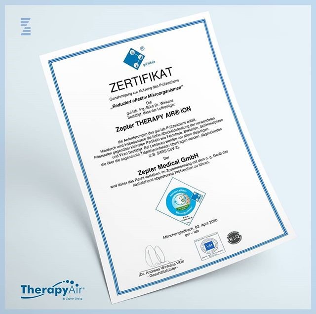 certificate zepter tas tai